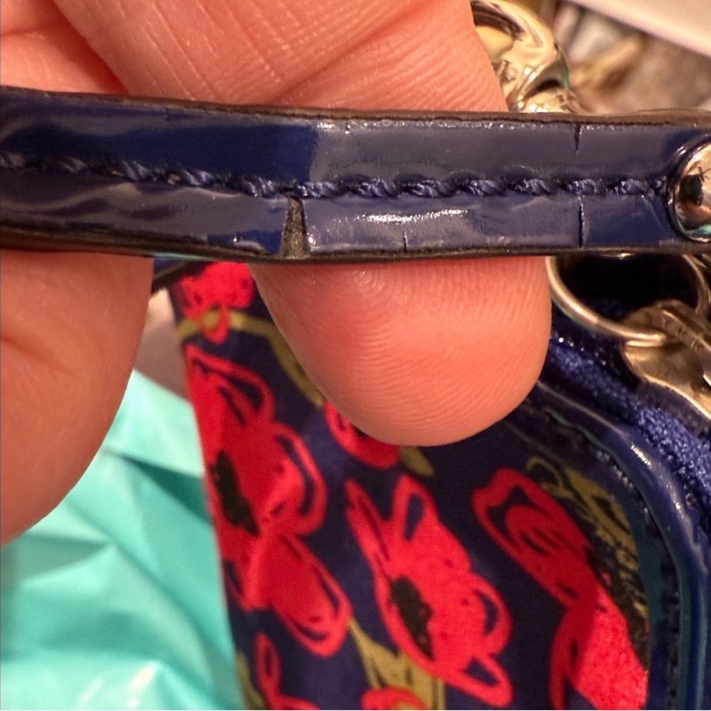 Coach Floral Print Wristlet - Picture 5 of 5